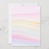 Invitation à l'anniversaire de Rainbow (Dos)