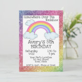 Invitation à l'anniversaire de Rainbow (Debout devant)