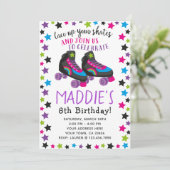 Invitation à l'anniversaire de Roller Skate (Debout devant)