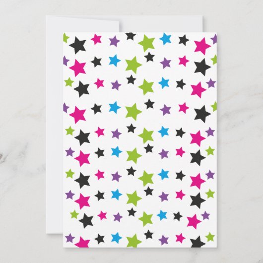 Invitation à l'anniversaire de Roller Skate (Dos)