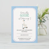 Invitation à l'anniversaire de Silly Goose (Debout devant)