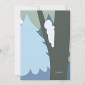 Invitation à l'anniversaire de Snowman (Dos)