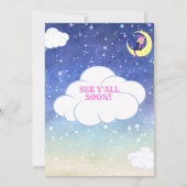 Invitation à l'anniversaire de Space Cowgirl (Dos)