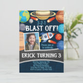 Invitation à l'anniversaire de Space Planet (Debout devant)