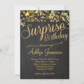 Invitation à l'anniversaire de Sparkle Parties sci (Devant)