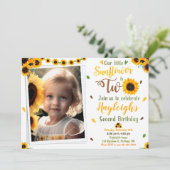 Invitation à l'anniversaire de tournesol Photo 2e  (Debout devant)