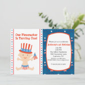 Invitation à l'anniversaire de tous les garçons am (Debout devant)