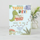Invitation à l'anniversaire de TROIS REX (Debout devant)