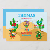 Invitation à l'anniversaire de Viva Mexico (Devant / Derrière)