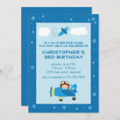 Invitation à l'anniversaire de vol (Devant / Derrière)