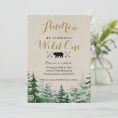 Invitation à l'anniversaire de Winter Wild One (Debout devant)