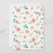 Invitation à l'anniversaire de Young Wild and Thre (Dos)