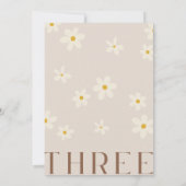 Invitation à l'anniversaire de Young Wild & Three (Dos)