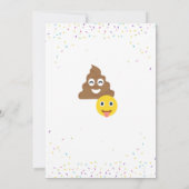Invitation à l'anniversaire d'Emoji, Invitation du (Dos)