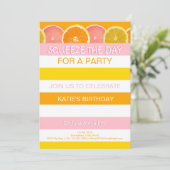 Invitation à l'anniversaire des agrumes (Debout devant)