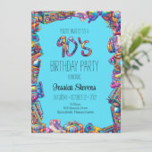 Invitation à l'anniversaire des années 90 (Debout devant)