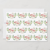 Invitation à l'anniversaire des cerfs avec photo (Dos)