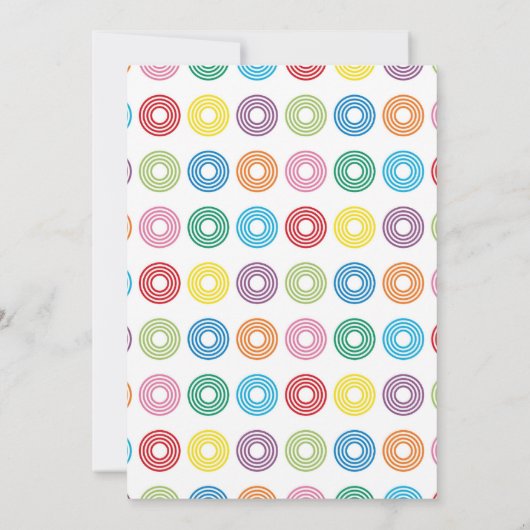 Invitation à l'anniversaire des chiots (Dos)