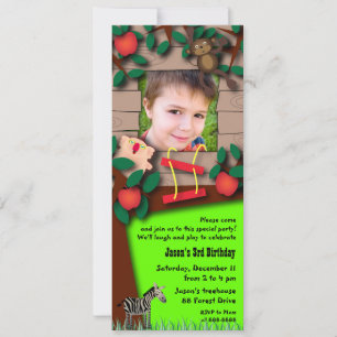 Invitation à l'anniversaire des enfants 055 : Mais