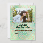 Invitation à l'anniversaire des fleurs et des papi (Dos)