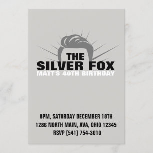 Invitation à l'anniversaire des hommes