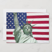 Invitation à l'anniversaire des USA (Dos)