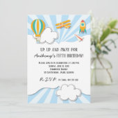 Invitation à l'anniversaire des vols (Debout devant)