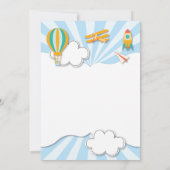 Invitation à l'anniversaire des vols (Dos)