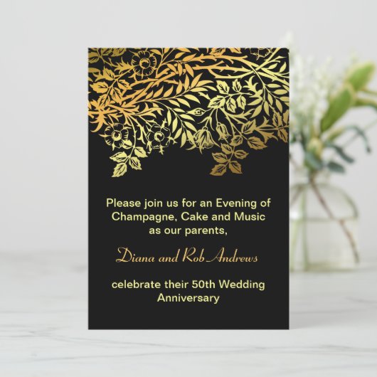 invitation à l'anniversaire d'or (Debout devant)