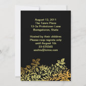 invitation à l'anniversaire d'or (Dos)