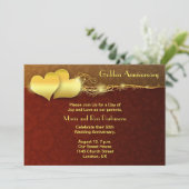 invitation à l'anniversaire d'or (Debout devant)