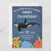 Invitation à l'anniversaire d'Orca (Devant)