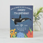 Invitation à l'anniversaire d'Orca (Debout devant)