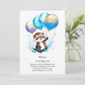 Invitation à l'anniversaire d'Otter (Debout devant)