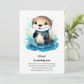 Invitation à l'anniversaire d'Otter (Debout devant)