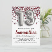  Invitation à l'anniversaire du 13e anniversaire (Debout devant)