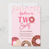 Invitation à l'anniversaire du 2e beignet (Devant)