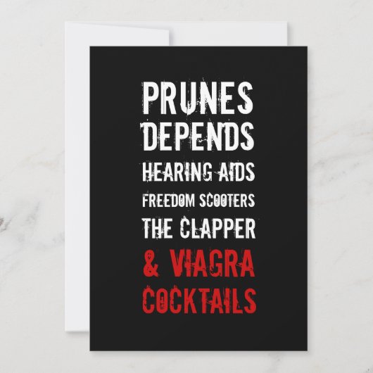 Invitation à l'anniversaire du 30e anniversaire -  (Devant)