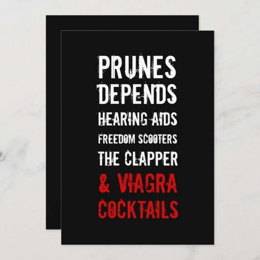 Invitation à l'anniversaire du 30e anniversaire -  (Devant / Derrière)