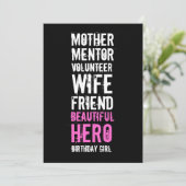 Invitation à l'anniversaire du 50e anniversaire - (Debout devant)