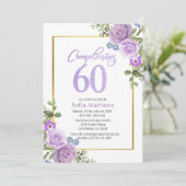 Invitation à l'anniversaire du 60e anniversaire -  (Debout devant)