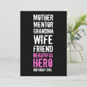 Invitation à l'anniversaire du 60e anniversaire -  (Debout devant)