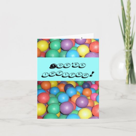 Invitation à l'anniversaire du bal (Devant)