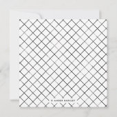 Invitation à l'anniversaire du ballon - Cobalt (Dos)