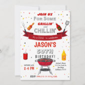 Invitation à l'anniversaire du barbecue (Devant)