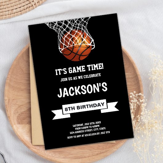 Invitation à l'anniversaire du basket-ball noir