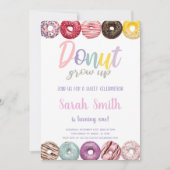 Invitation à l'anniversaire du beigne jaune (Devant)