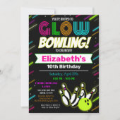 Invitation à l'anniversaire du Bowling (Devant)