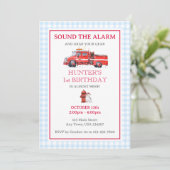 Invitation à l'anniversaire du camion-feu (Debout devant)