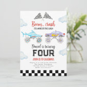 Invitation à l'anniversaire du Camion Monster (Debout devant)